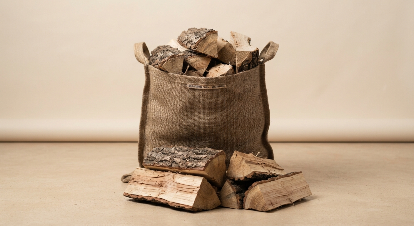Sac de bûches chêne séché